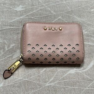 Lauren Ralph Lauren Pink Wallet with Gold Accents